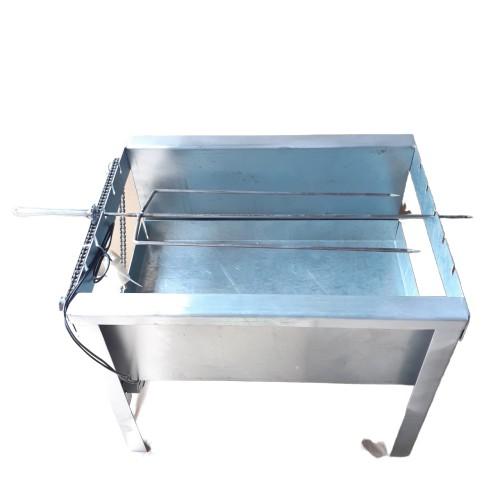 MÁY NƯỚNG THỊT XIÊN TỰ ĐỘNG TẶNG KÈM 5 XIÊN INOX NƯỚNG THỊT, 1 XIÊN 3 CHẠC