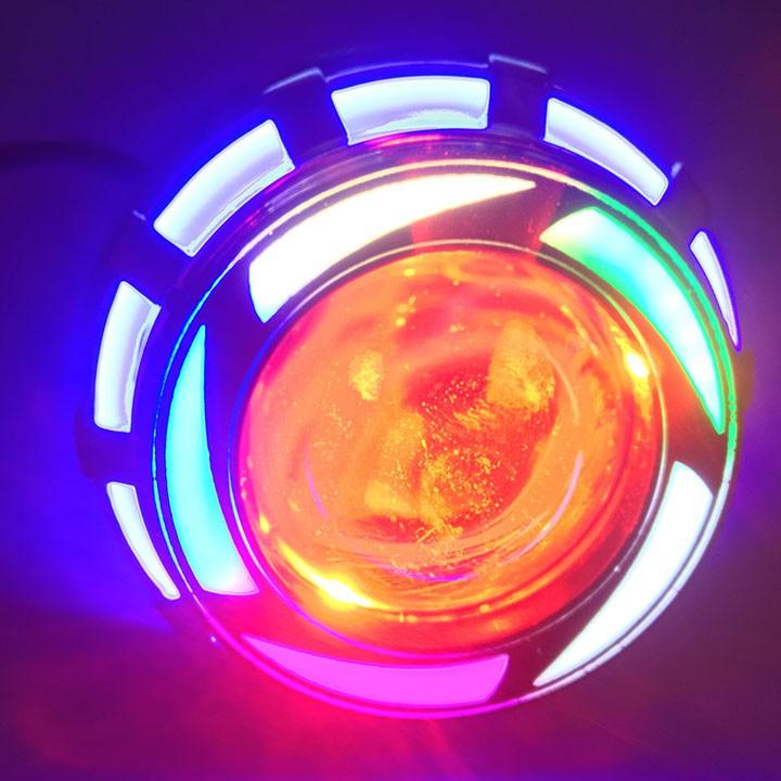 ĐÈN PHA LED BI CẦU ĐÈN PHA BI CẦU 5 MÀU, ĐÈN LED SÁNG, MÀU SẮC SIÊU BẮT MẮT, TIỆN LỢI, DỄ LẮP ĐẶT - DPLBC5M