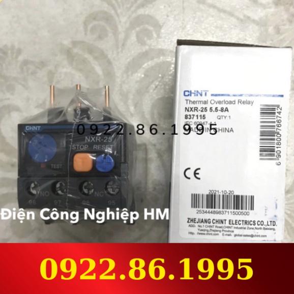 HàngNeW Rơ Le Nhiệt 3 Pha NXR 25 CHINT - , Relay Nhiệt CHINT 3 Pha NXR-25 mới