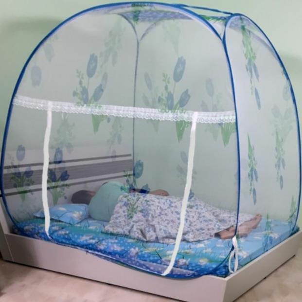 Mùng chụp tự bung đỉnh nhọn 1m6_1m8_2m | Xếp Gọn Thông Minh
