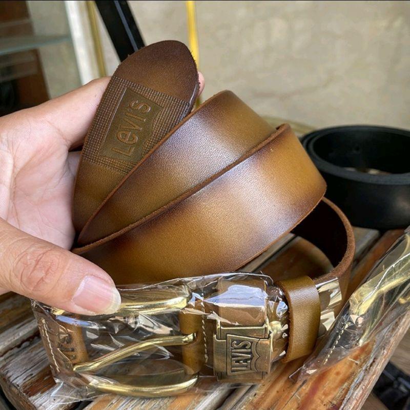 Thắt Lưng Nam Tuấn Minh TM811-04 Dây Nịt nam Da Bò Nguyên Tắm Khóa Đồng bản Rộng 3.8cm Đủ Ba Màu Đen, Nâu, Nâu Bò