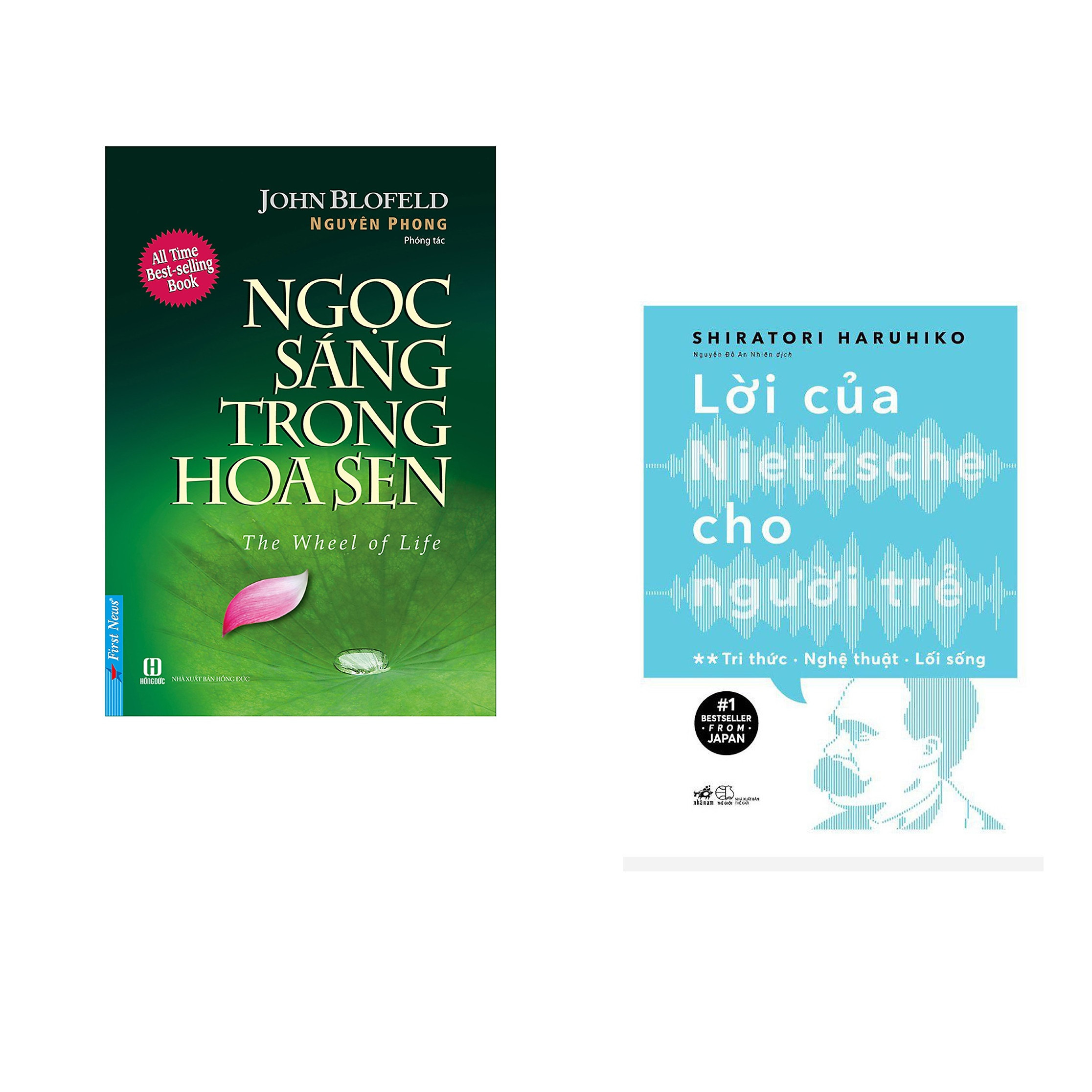 Combo 2 cuốn sách: Ngọc Sáng Trong Hoa Sen + Lời của Nietzsche cho người trẻ Tập 2 - Tri thức - nghệ thuật - lối sống