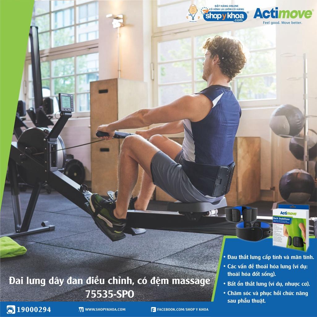 Đai lưng dây đan điều chỉnh, có đệm massage 75535-SPO Actimove Back Stabillizer