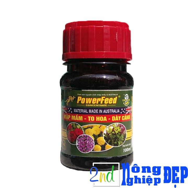 Phân Cá KHÔNG MÙI PowerFeed 100ml - Siêu Đẻ Nhánh, Mập Thân, Dày Lá