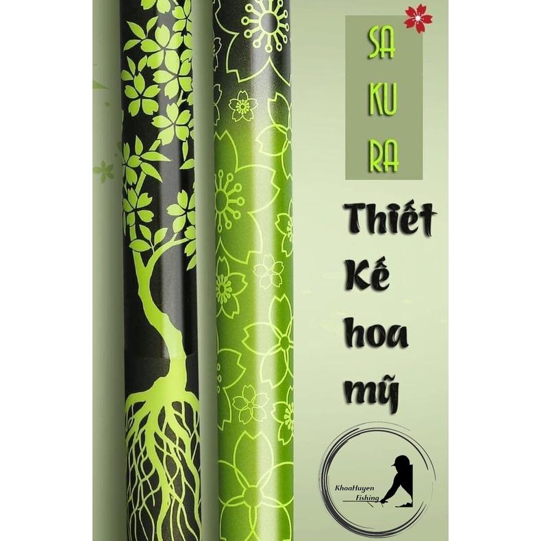 Cần Câu Tay Câu Đài SAKURA xanh x5 5H của hãng Song Bảo - Sa Pham fishing