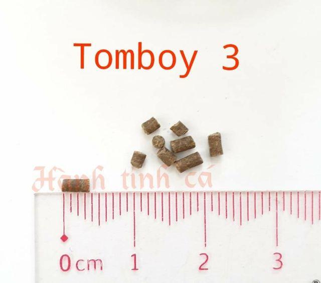 Túi zip 100gram Cám Tomboy 3 - dùng cho CÁ-TÉP-TÔM-CỬU SỪNG-LA HÁN-RÙA KIỂNG