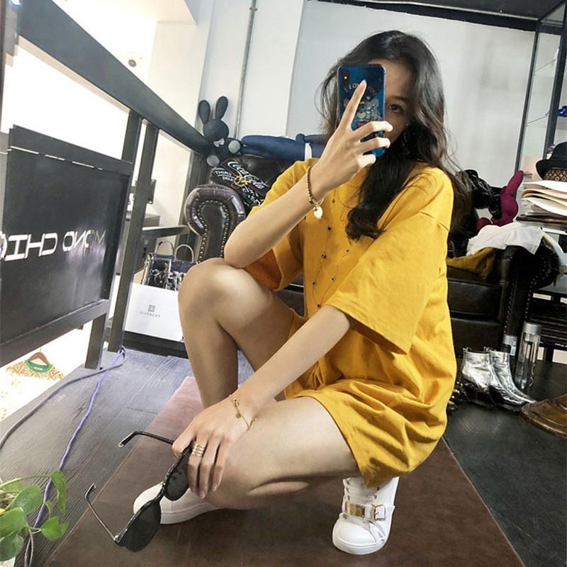 Áo Thun Nữ Trơn Basic Phong Cách Sinh Viên Trẻ Trung Năng Động Mùa Hè 2021