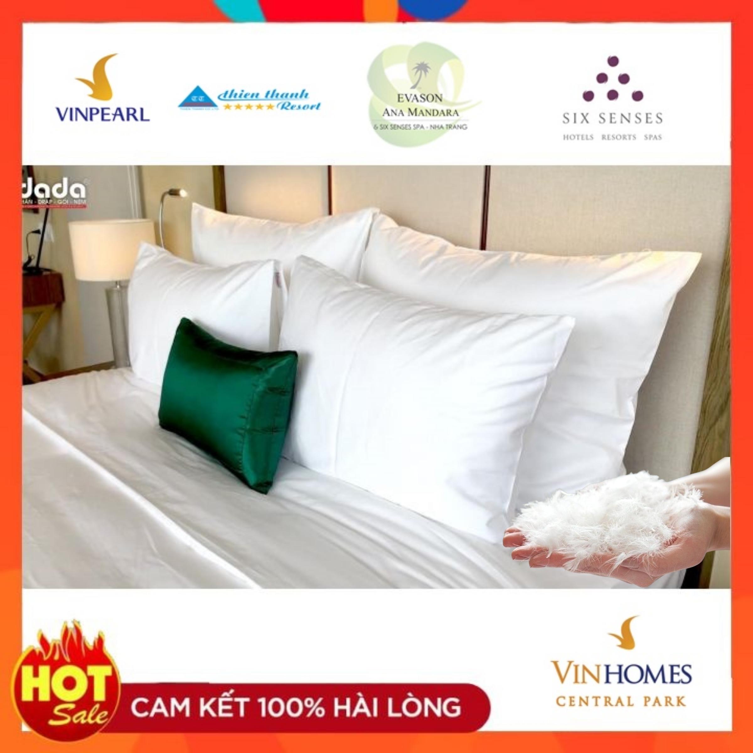 Ruột Gối Resort Cao Cấp - Vinpearl/Vinhomes - Lông Vũ Nhân Tạo