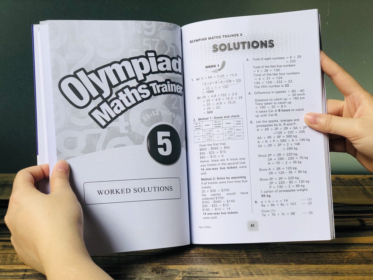 Cuốn sách Olympiad Maths Trainer 5 (11 - 12 Years Old)