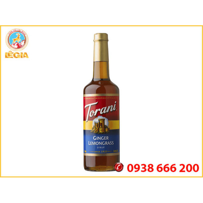 Siro TORANI Gừng Sả 750ml (GINGER LEMONGRASS SYRUP)