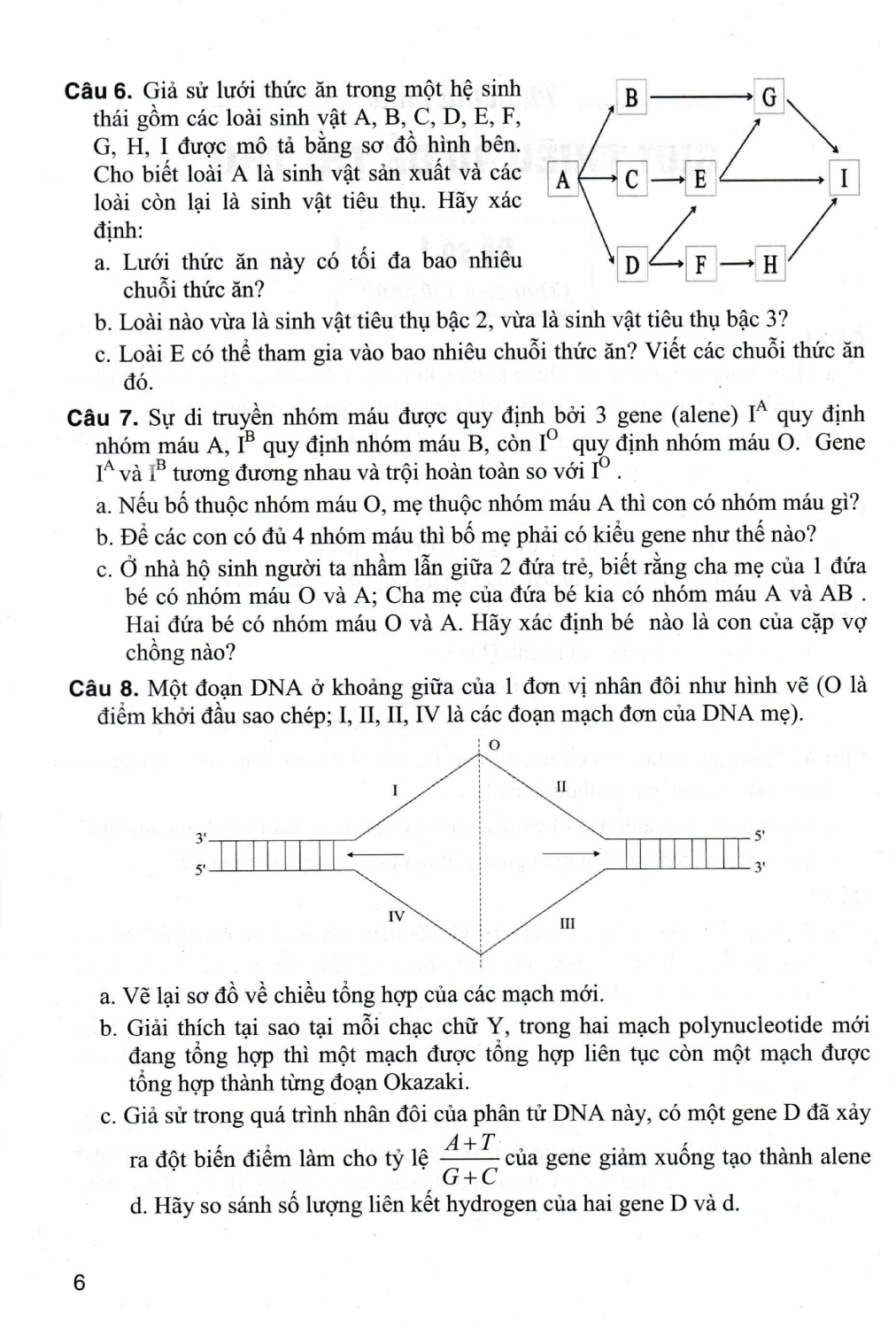 Bộ Đề Ôn Thi Vào Lớp 10 THPT Môn Sinh Học (Dùng Chung Cho Các Bộ SGK Hiện Hành) -HA