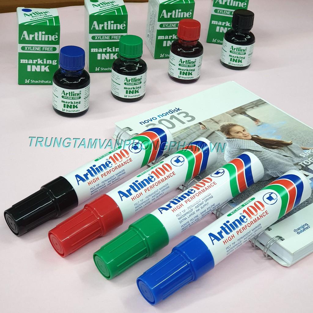 Bút Artline EK-100 nét ngòi siêu lớn to 7.5-12mm - Bút cối Artline EK100 trợ giảng, thuyết trình, diễn giả