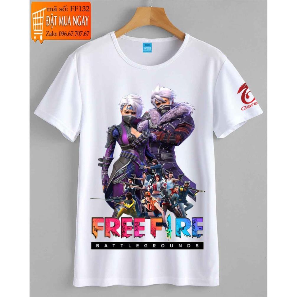 Áo thun game free fire độc đẹp giá rẻ