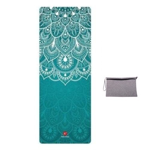 Thảm Yoga Du lịch PIDO 1,5mm Chống trơn trượt - Tặng kèm túi đựng xếp vuông