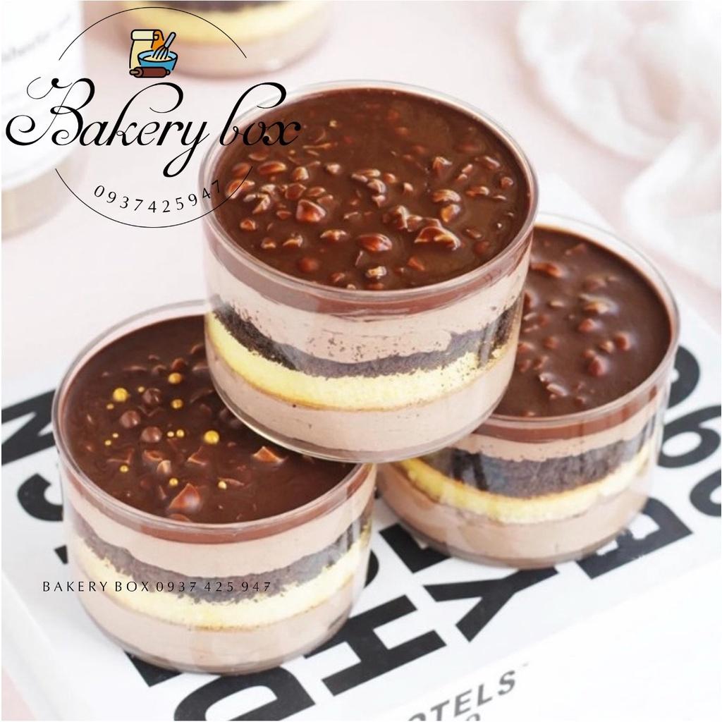 20 Hủ Mica Tròn Đựng Bánh Lạnh - Pudding -Tiramisu - Panna Cotta - Oreo Cheesecake - GD-2017