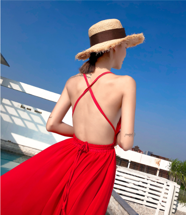 Váy Maxi Xẻ Tà Đi Biển Đẹp