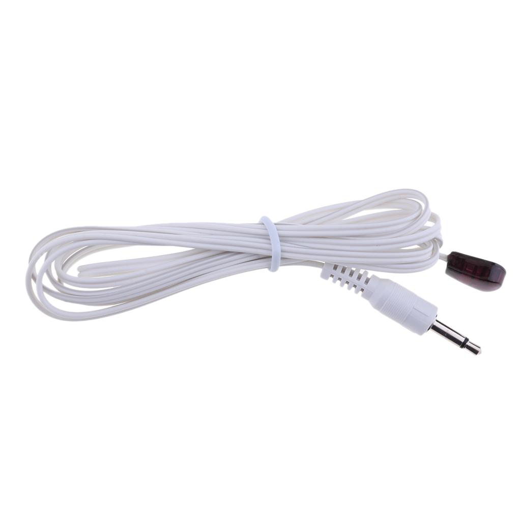 Universal 1.5Meter IR Emitter Cable Infrared Receiver Extension Cable Video System White