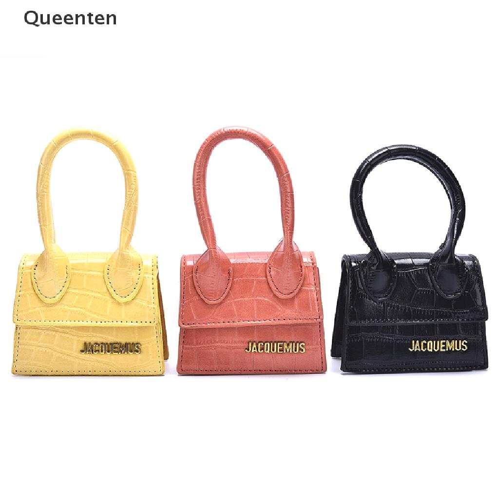 Queenten Jacouemus Brand Women Bag Leather Designer Crossbody Bags Small PU Handbag QT