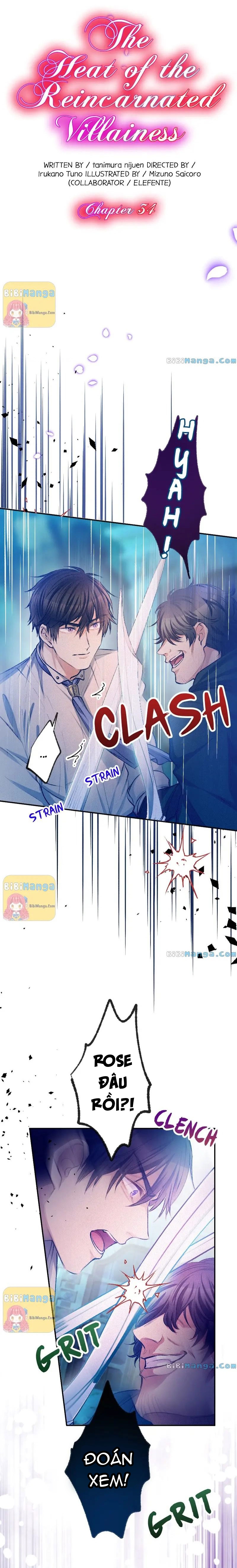 Sức Nóng Của Nữ Phản Diện Được Tái Sinh chapter 34.1 - Trang 3