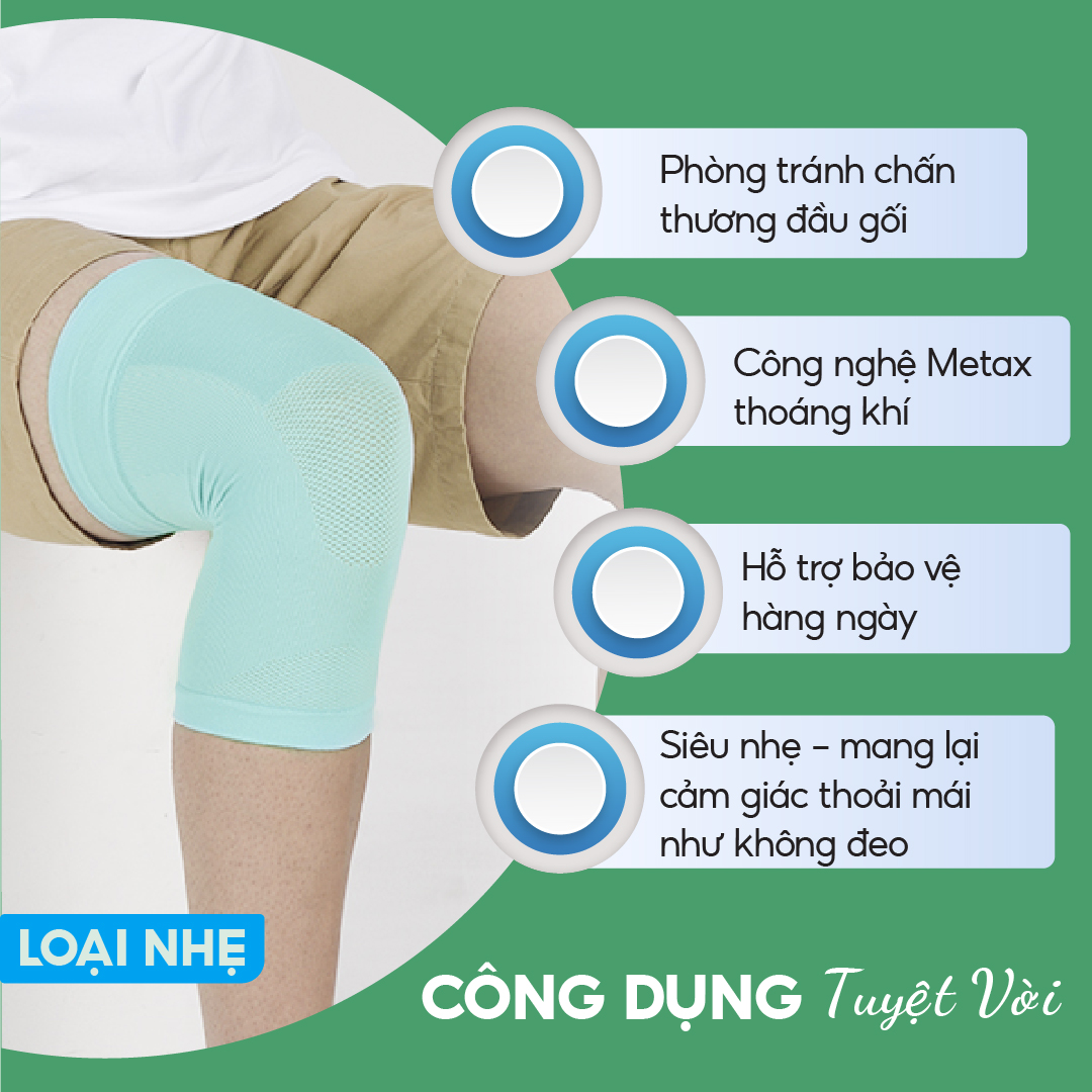 Đai bảo vệ đầu gối loại mềm Phiten knee supporters soft type light AP217014/AP217016