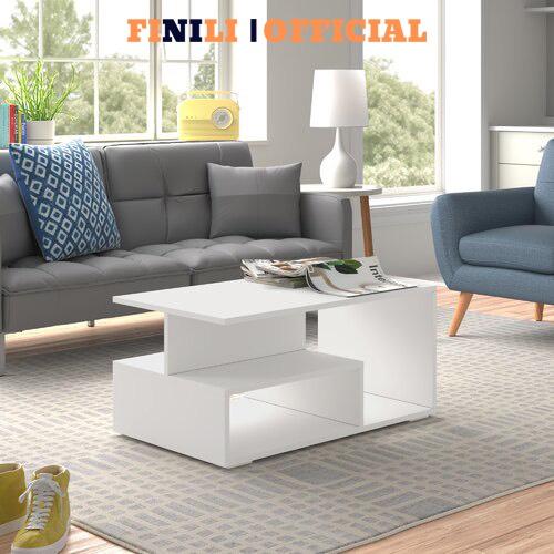 Bàn trà, Bàn sofa 2 tầng nhiều màu nhỏ gọn gỗ công nghiệp đẹp phòng khách FNL089