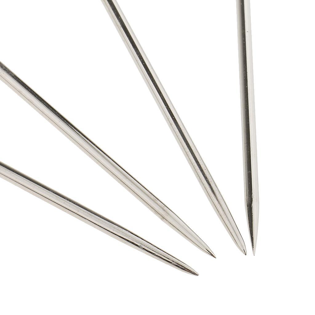 4 Assorted Sizes Hand Sewing Needles For Easy Threading Darning Binding Bank Voucher