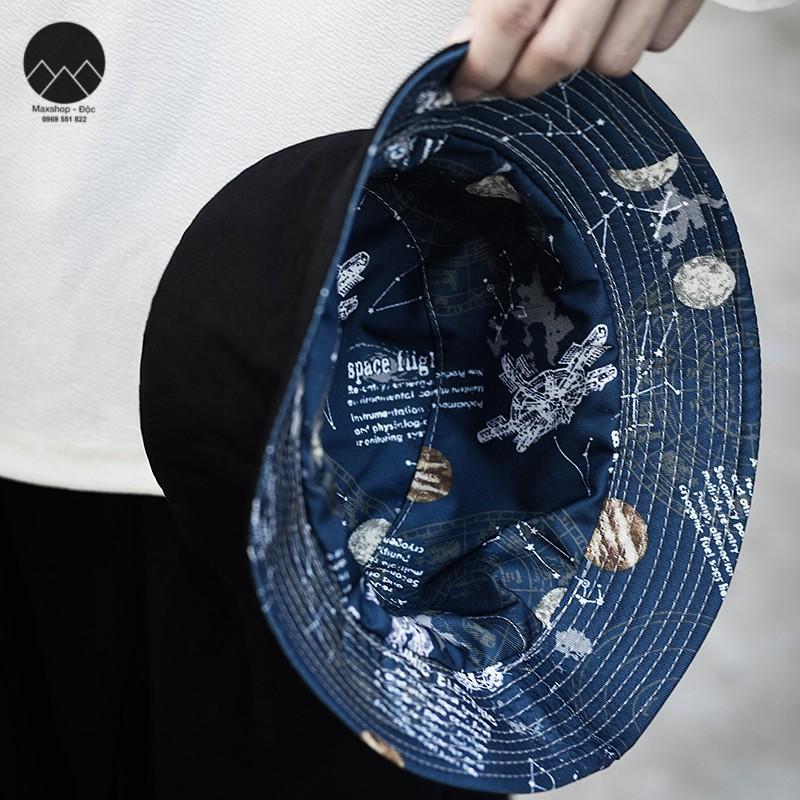 Mũ nón bucket 2 mặt phong cách ulzzang họa tiết Galaxy