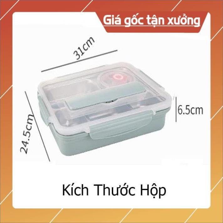 Hộp cơm 5 ngăn inox 304 siêu tiện lợi