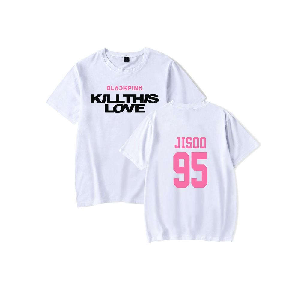 Áo thun BLACKPINK in tên và năm sinh Jennie Jisoo Lisa Rose áo in hai mặt