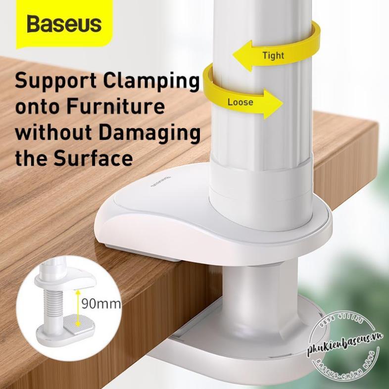 Baseus -BaseusMall VN Bộ đế giữ điện thoại chân kẹp dùng cho iPad Baseus Otaku Life Rotary