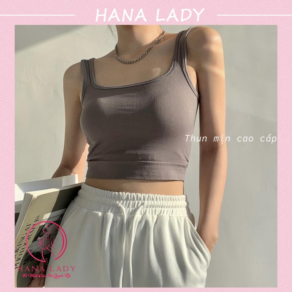 Áo ba lỗ cổ U gợi cảm - Croptop thun quyến rũ sexy BL035