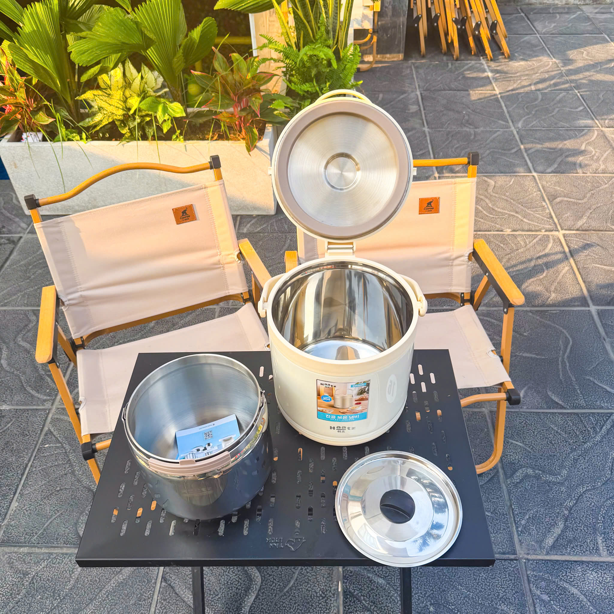 Nồi Ủ Chân Không Haatz CIM600 (Model 2025) inox 304 Dung Tích 4.5L, Giữ Ấm 6h, Hàng Chính Hãng Bảo Hành 2 Năm
