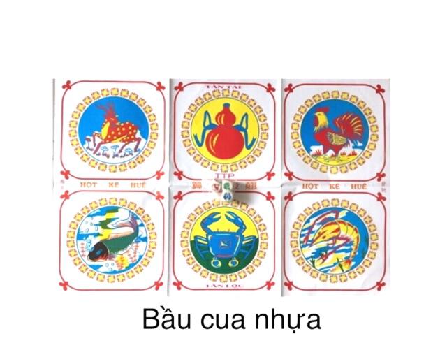 Bầu cua - combo 3 bộ bầu cua và xí ngầu