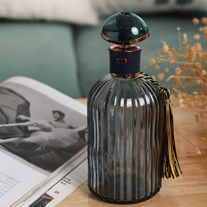 Máy Tạo Độ Ẩm Không Khí Usb Khuếch Tán Hương Thơm Nước Hoa Thủy Tinh Chai Siêu Âm Thanh Mát Phun Sương Tạo Máy Khuếch Tán Tinh Dầu Mini Di Động Xe Ô Tô Hương Humidi