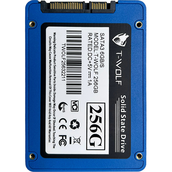 Ổ cứng SSD T-WOLF 256GB - Hàng chính hãng