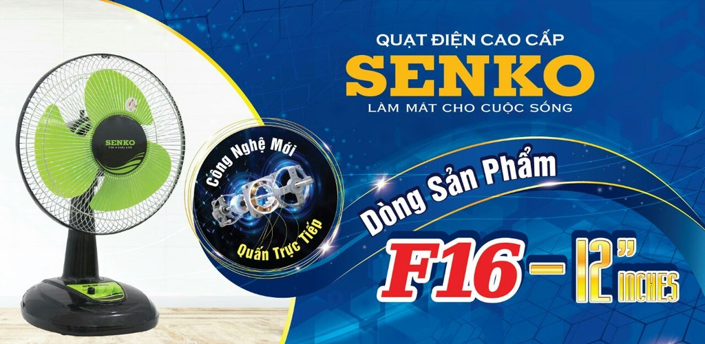 Quạt điện Senko mẫu mới BX1212 tiện lợi cao cấp màu ngẫu nhiên - Hàng Chính Hãng