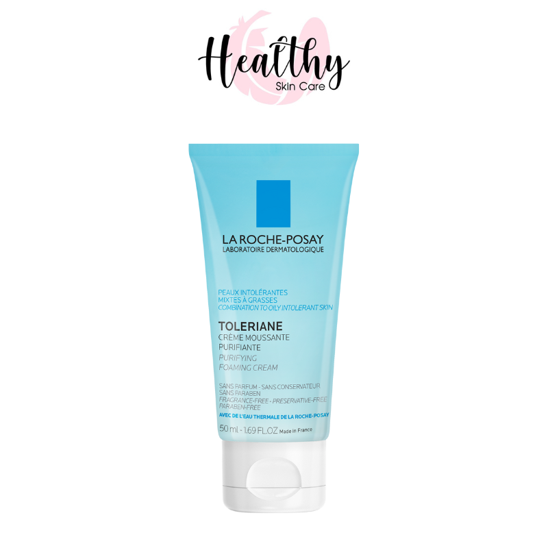 Sữa rửa mặt tạo bọt cho da hỗn hợp & da dầu rất nhạy cảm & kích ứng La Roche-Posay Toleriane Foaming Cream