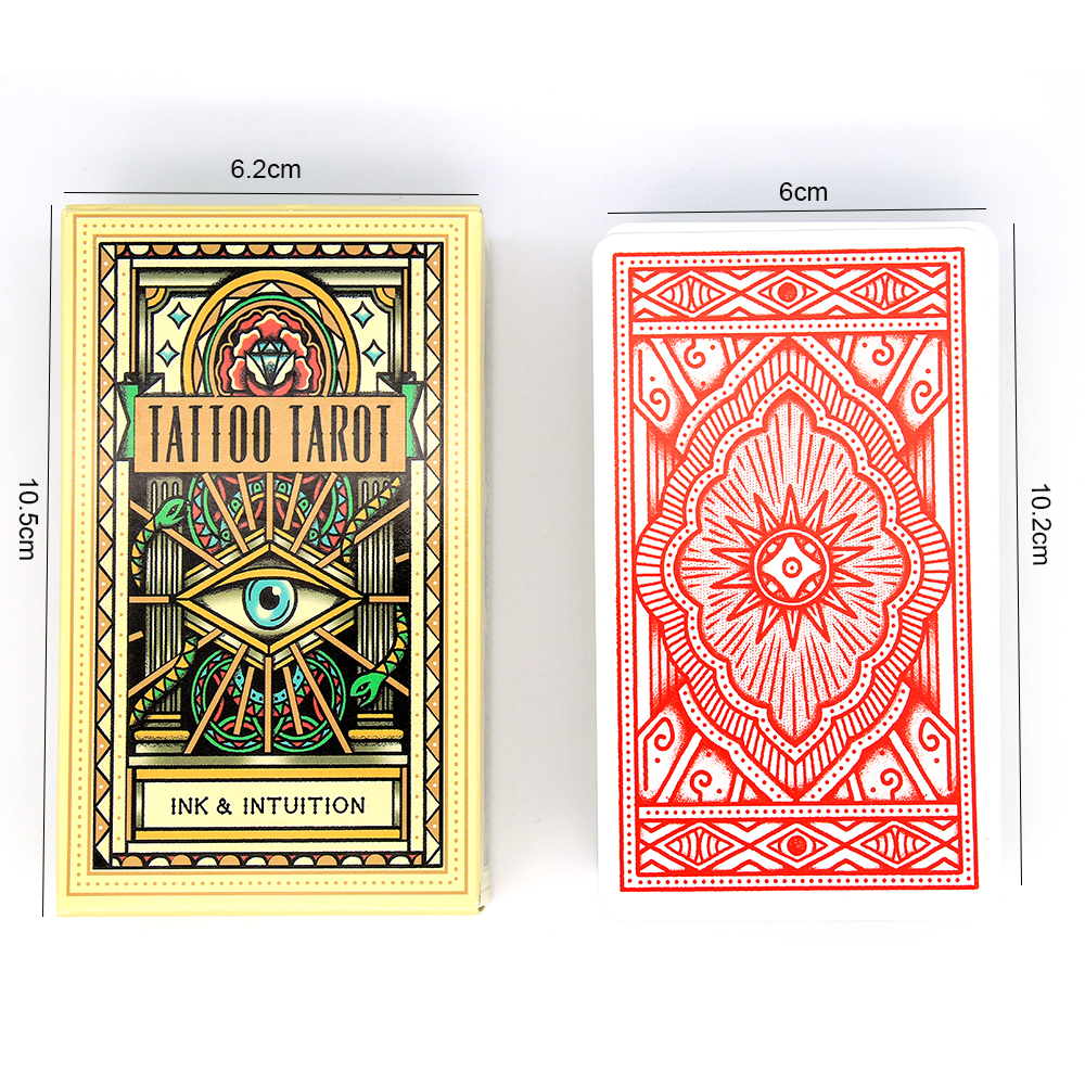 Bộ Tarot Tattoo Tarot Ink & Intuition Bài Bói New