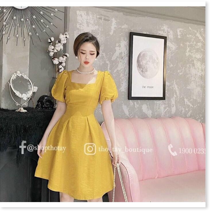 ĐẦM UMI DÁNG XÒE TAY NGẮN