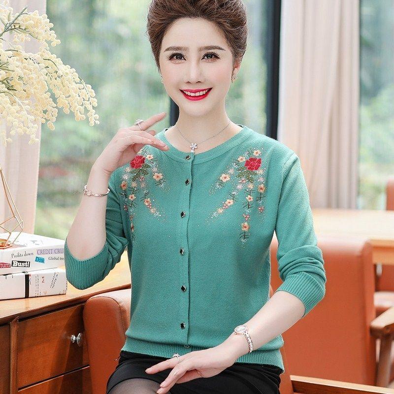 Áo Khoác len trung niên nữ