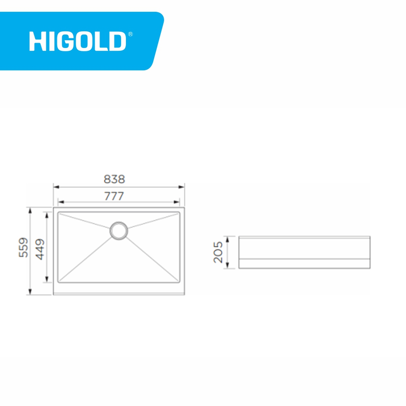 Chậu rửa Higold 957022