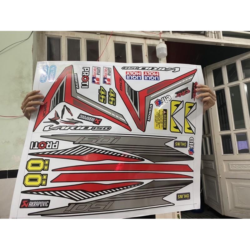 Tem rời dành cho Vario 150 đen