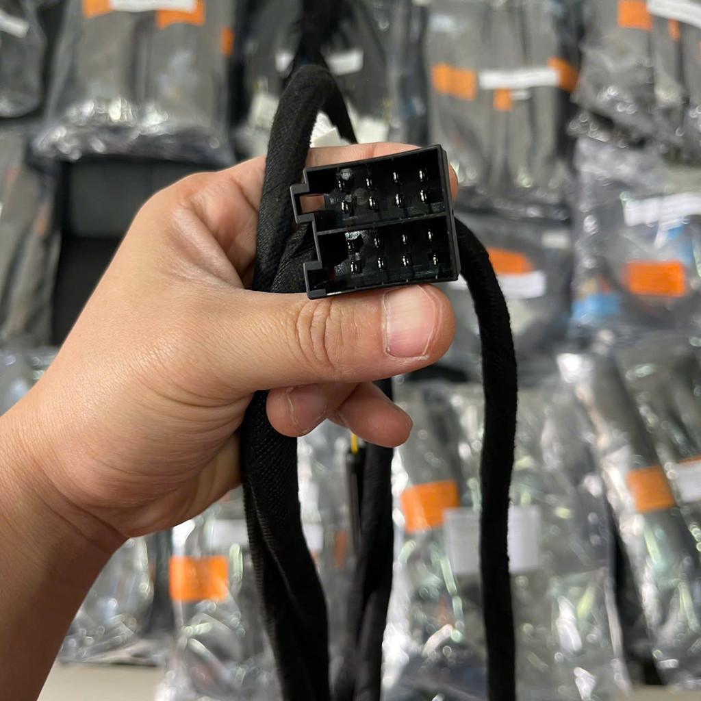 Dây nối DSP/ampli, cáp truyền tải tín hiệu âm thanh kỹ thuật số cho màn hình VinFast Lux A/SA, độ loa Plug N Play