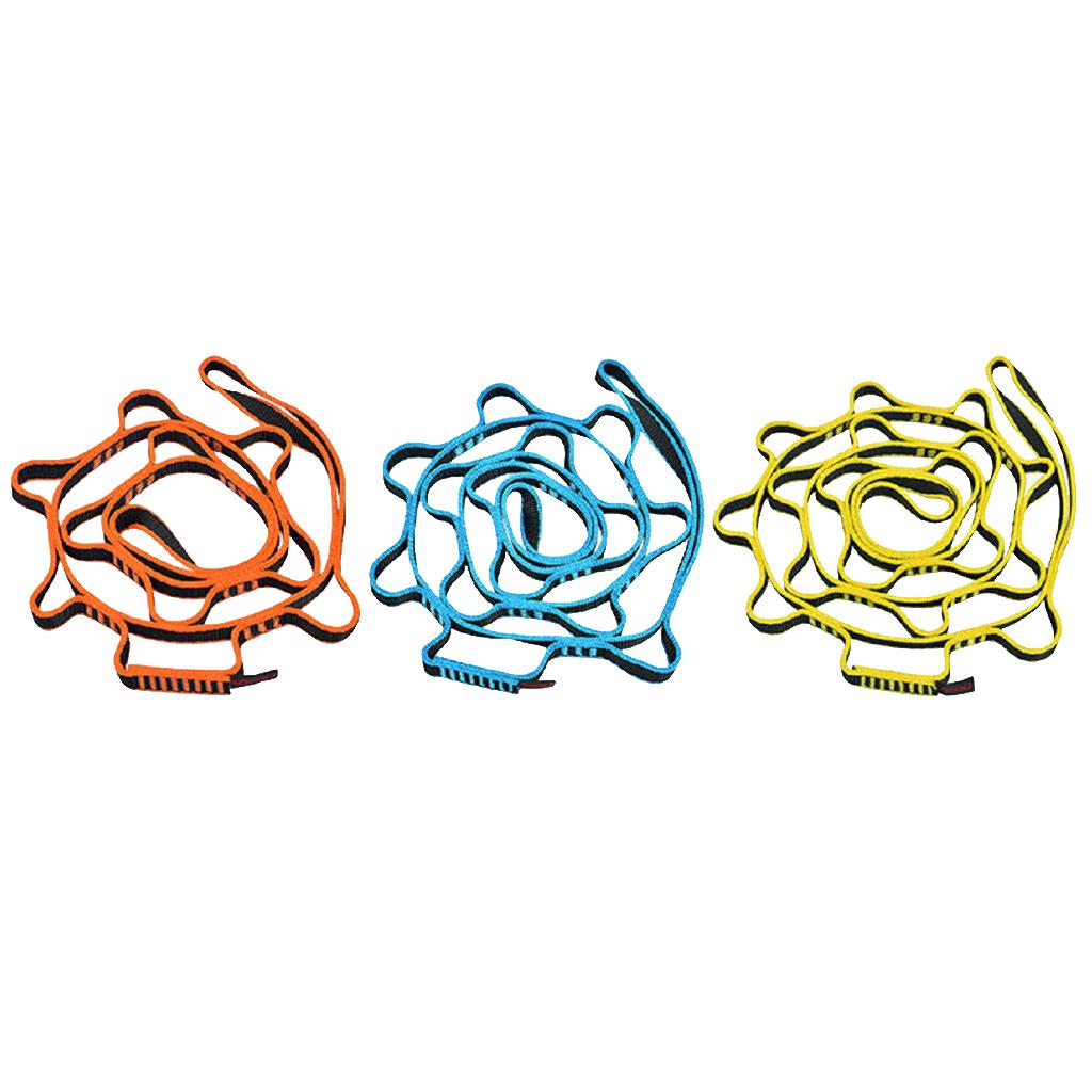 22KN Safety Rock Climbing Yoga Swing Hammock Nylon Daisy Chain