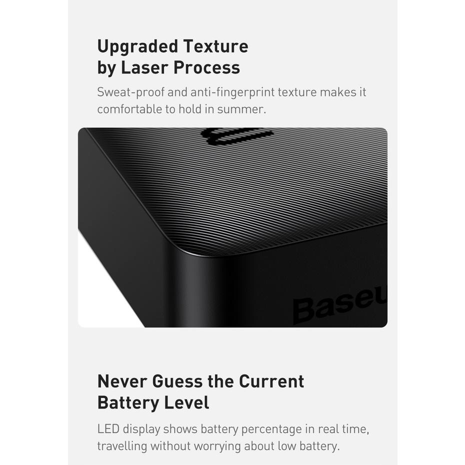 Pin sạc dự phòng Baseus Bipow Digital Display Power Bank - Hàng chính hãng.