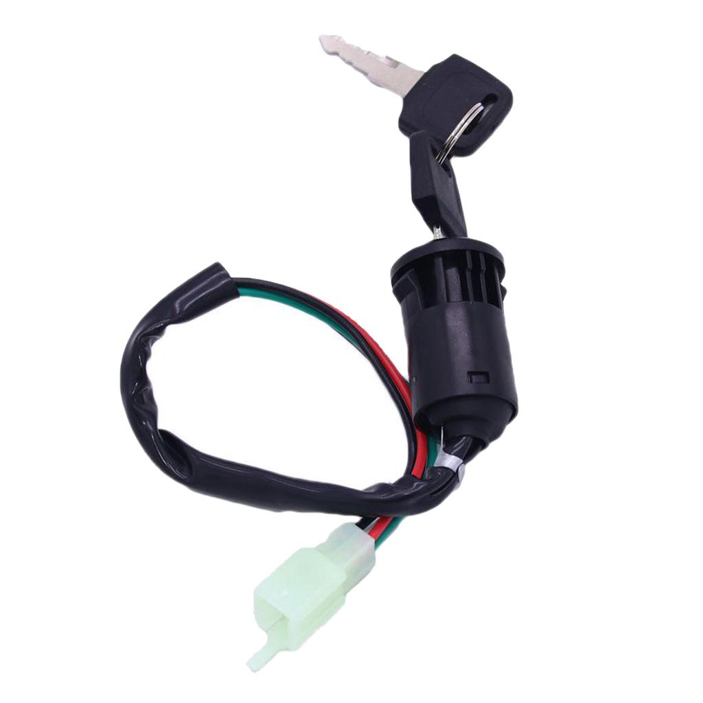 Ignition Key Barrel Switch 4 Wires 50cc 70cc 90cc 110cc 125cc Quad Dirt Pit Bike