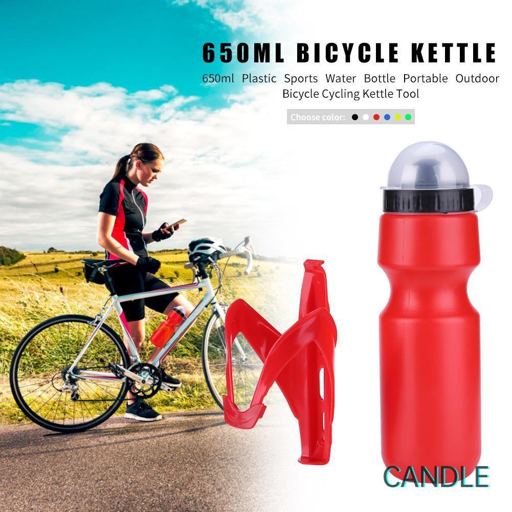 Bình Nước 650ml Kèm Giá Đỡ Cho Xe Đạp