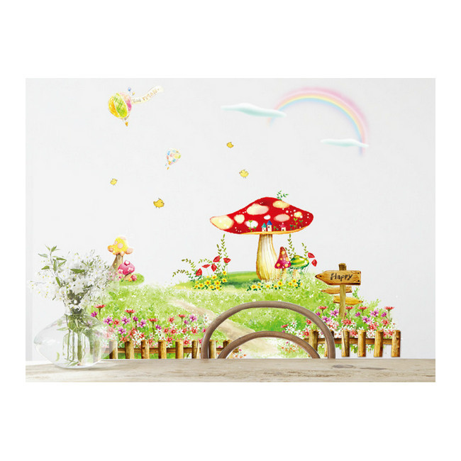 Decal hàng rào nấm EB99