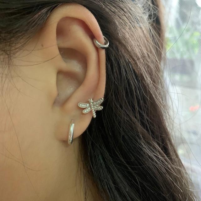 Khuyên tròn bấm bạc trơn