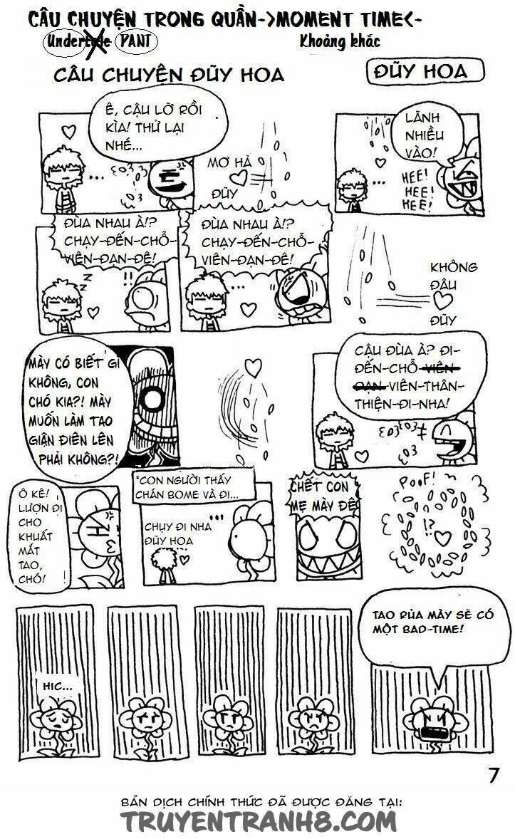 undertale - câu chuyện dưới lòng đất chapter 1 8